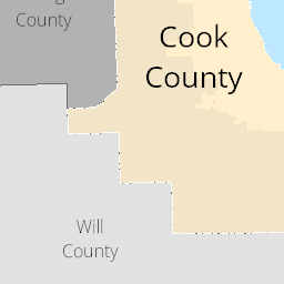 Cook County Zoning Map